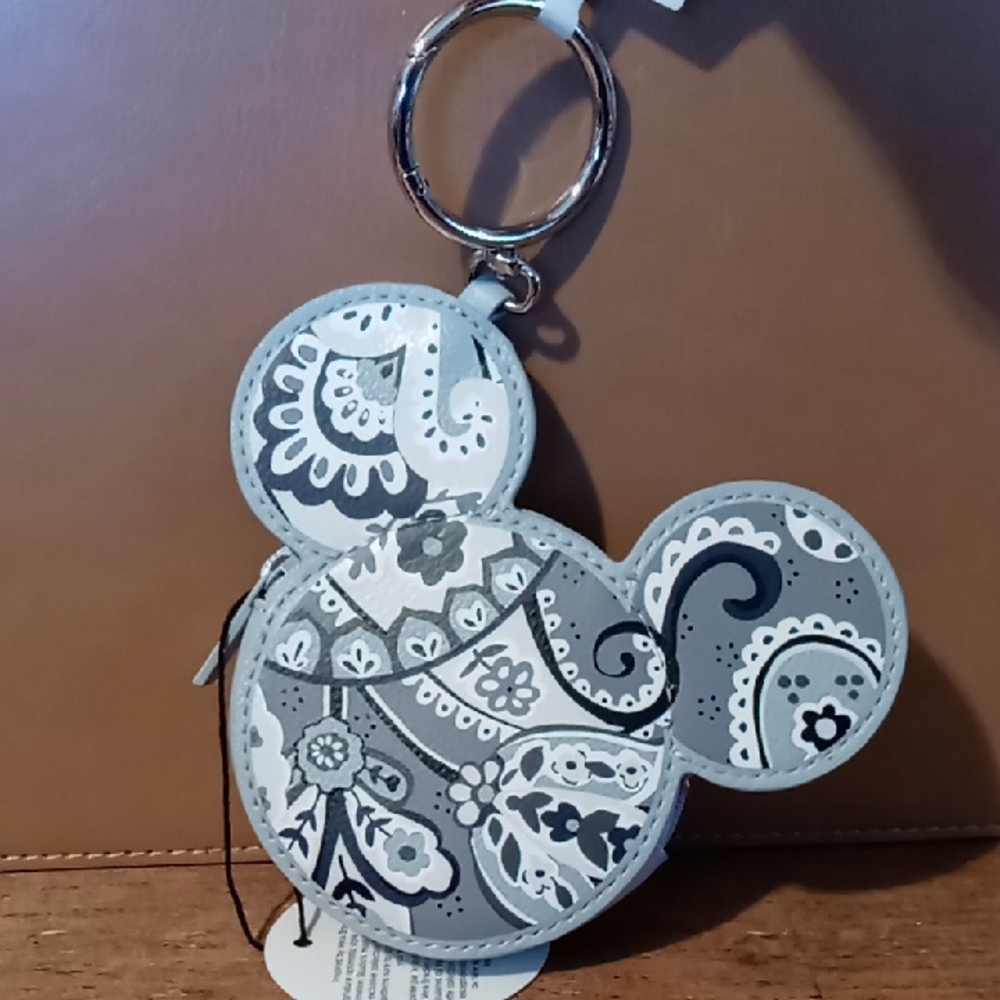 Disney Gray Paisley Mickey Mouse Pouch - Picture 2 of 9